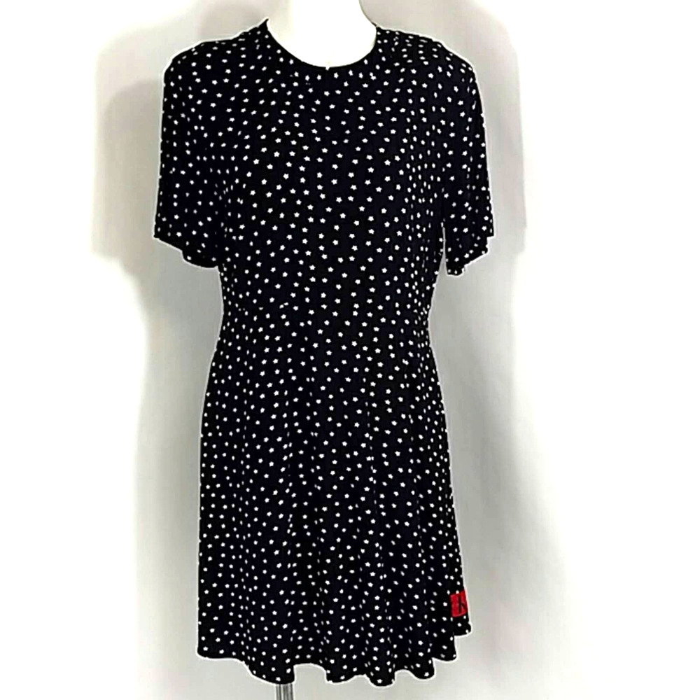 Calvin Klein star print skater dress